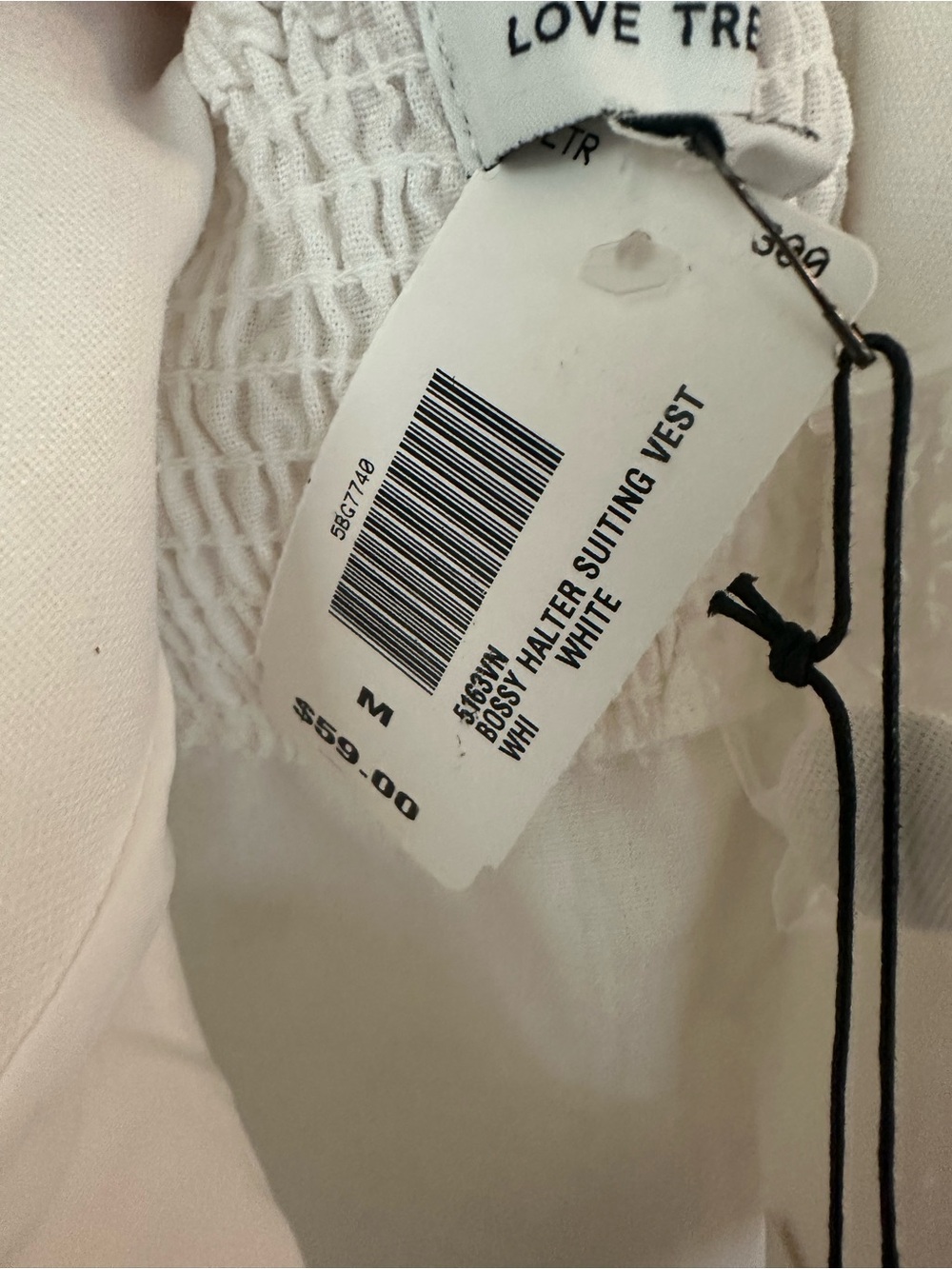 Love Tree Linen Blend Halter Vest - Picture 3 of 4